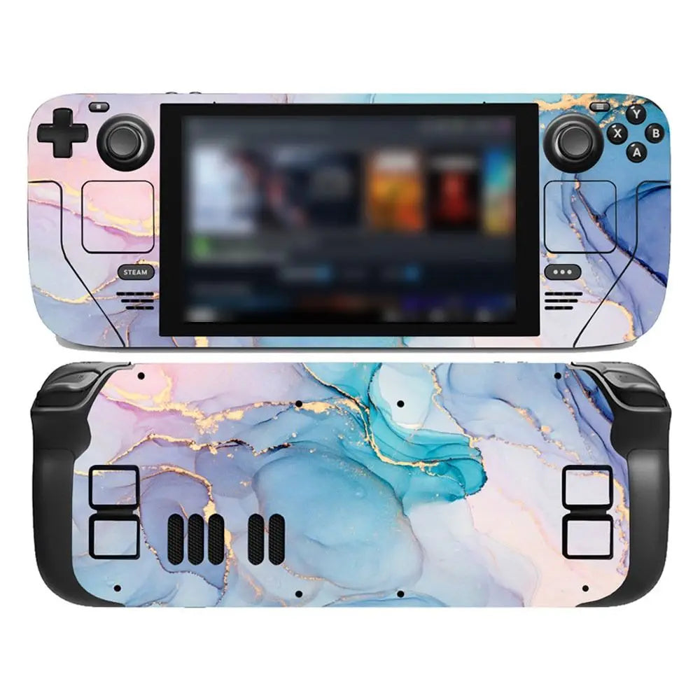 1pcs Full Set Aesthetic Skin Vinyl for Steam Deck Console Protective Decal Wrapping Cover For Valve Console Premium Stickers