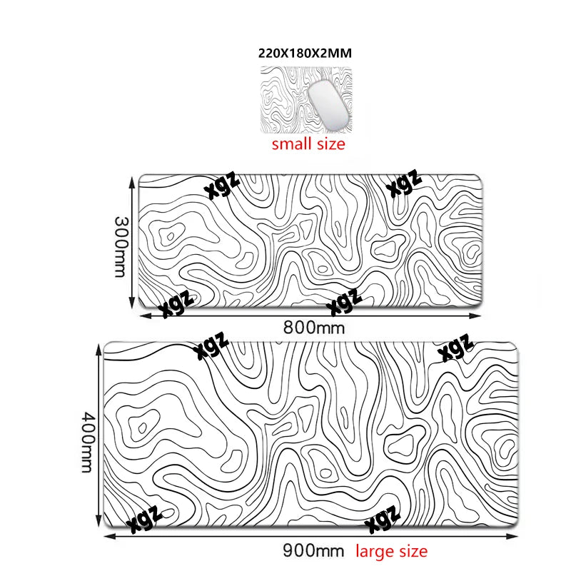 PC Large MousePads For Desk, Gaming Mouse Pad with Stitched Edges and Non-Slip Rubber Base, Extended mousemats game accessories