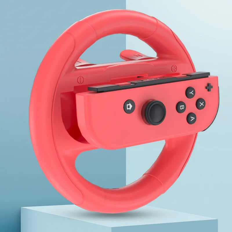 2 pcs/Lot Racing Steering Wheels for Switch OLED Joy con Controller NS Handle Grips for NS Switch Gaming Accessories