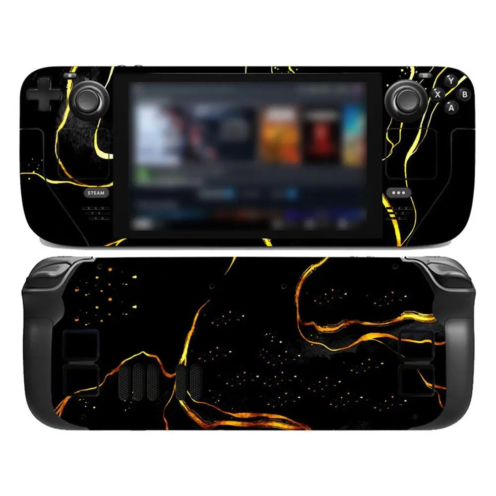 1pcs Full Set Aesthetic Skin Vinyl for Steam Deck Console Protective Decal Wrapping Cover For Valve Console Premium Stickers