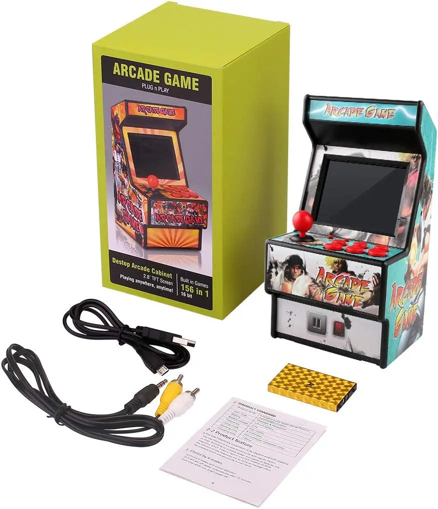 Handheld Game Console Portable Retro Mini Arcade Game Machine With 156 Video Games for Sega 2.8 Inch Consolas De Videojuegos