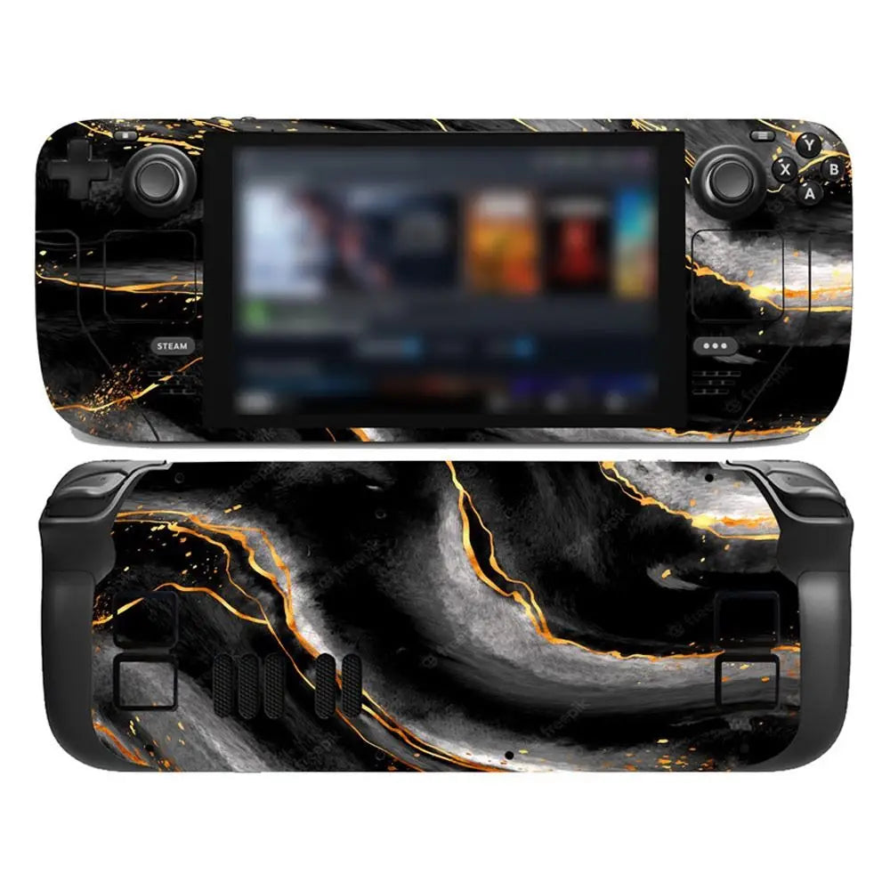1pcs Full Set Aesthetic Skin Vinyl for Steam Deck Console Protective Decal Wrapping Cover For Valve Console Premium Stickers