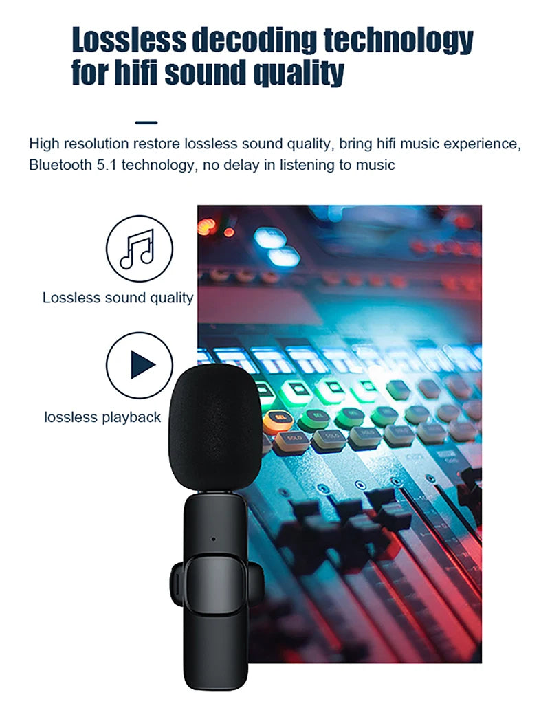 Wireless 3.5mm Lavalier Lapel Microphone Omnidirectional Condenser Mic for Camera Speaker Smartphone,Recording Mic for Youtube