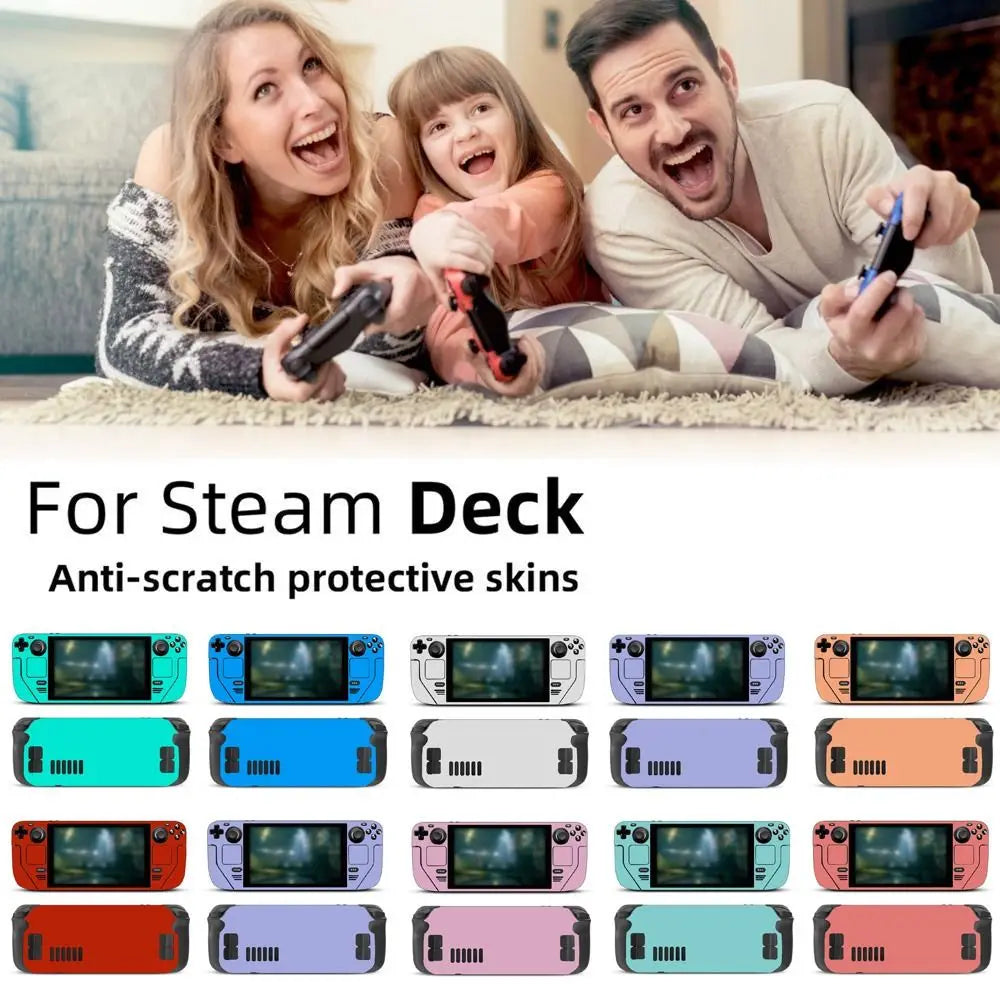 1pcs Full Set Aesthetic Skin Vinyl for Steam Deck Console Protective Decal Wrapping Cover For Valve Console Premium Stickers