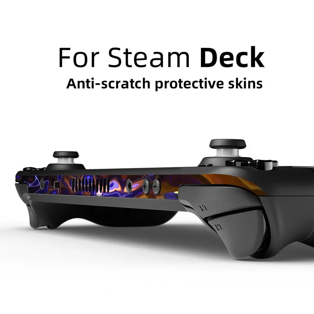 1pcs Full Set Aesthetic Skin Vinyl for Steam Deck Console Protective Decal Wrapping Cover For Valve Console Premium Stickers