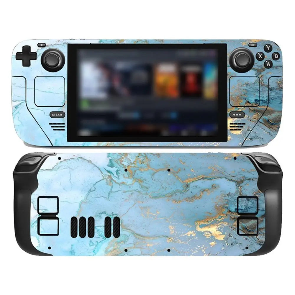 1pcs Full Set Aesthetic Skin Vinyl for Steam Deck Console Protective Decal Wrapping Cover For Valve Console Premium Stickers