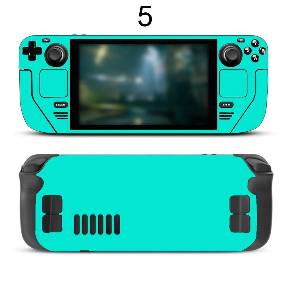 1pcs Full Set Aesthetic Skin Vinyl for Steam Deck Console Protective Decal Wrapping Cover For Valve Console Premium Stickers