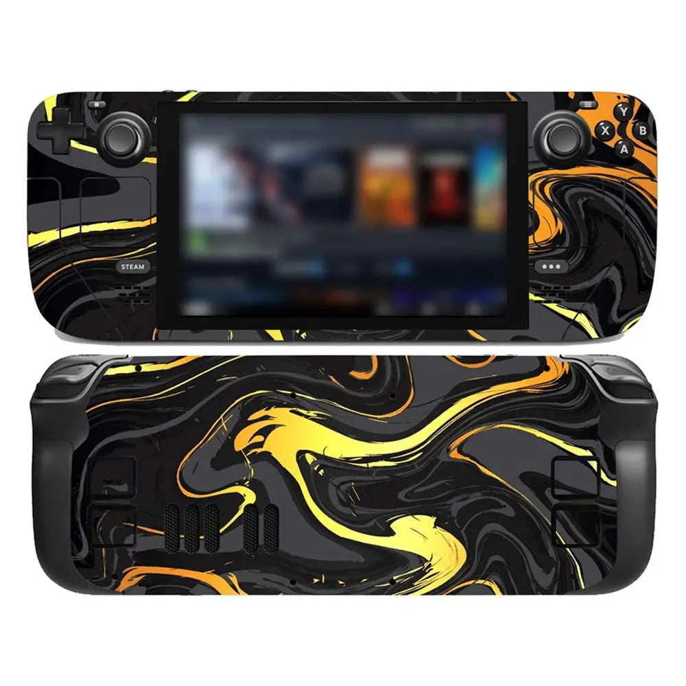 1pcs Full Set Aesthetic Skin Vinyl for Steam Deck Console Protective Decal Wrapping Cover For Valve Console Premium Stickers